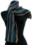 Linearity Scarf in taupe and tea